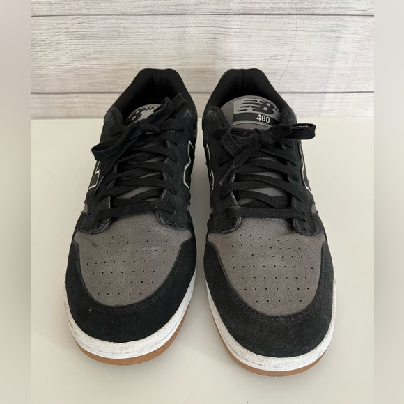 New Balance | Numeric 480 Black and Gray Sneakers  Unisex - Picture 2 of 8